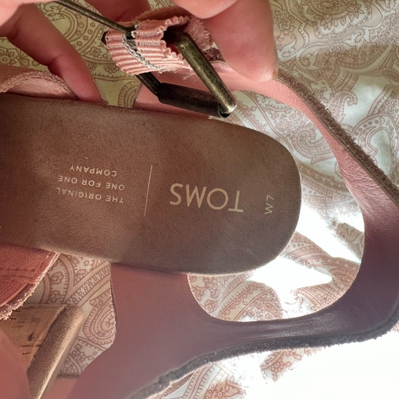 Toms pink wedges - Picture 2 of 3
